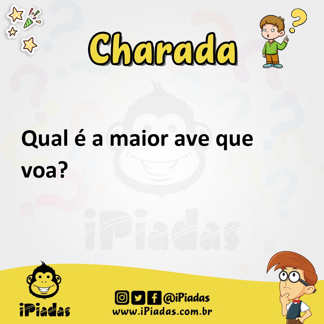 Ilustração de Qual é a maior ave que voa? no iPiadas