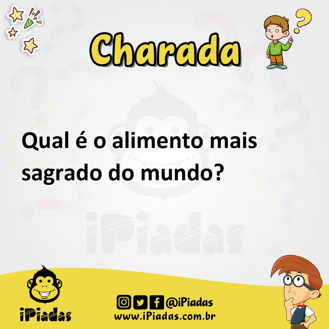 Ilustração de Qual é o alimento mais sagrado do mundo? no iPiadas