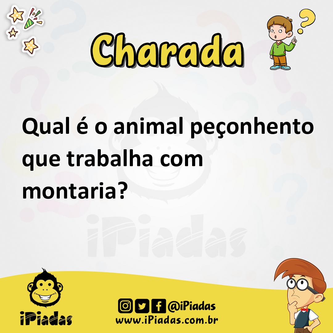 Ilustração de Qual é o animal peçonhento que trabalha com montaria? no iPiadas