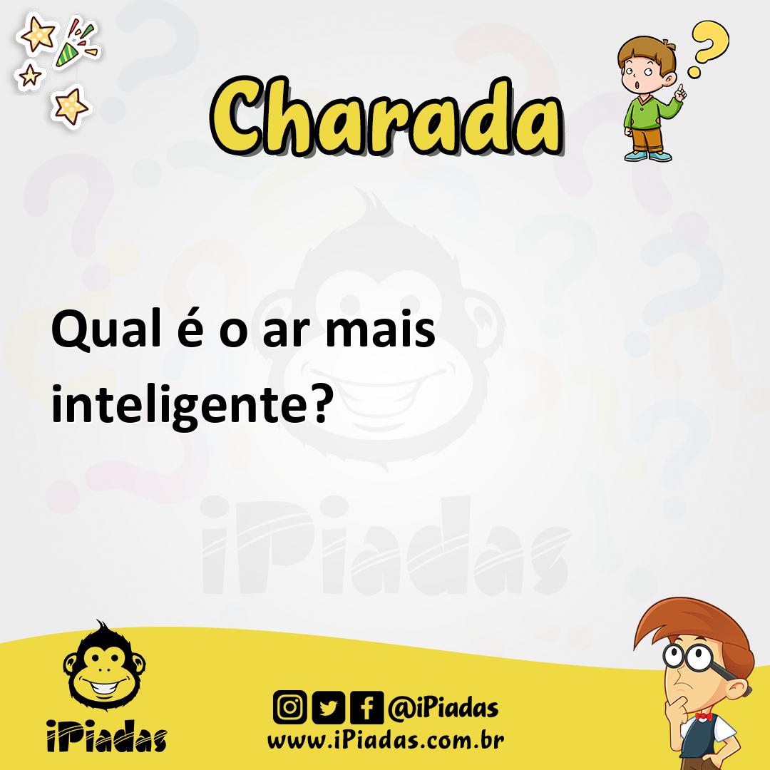 Ilustração de Qual é o ar mais inteligente? no iPiadas