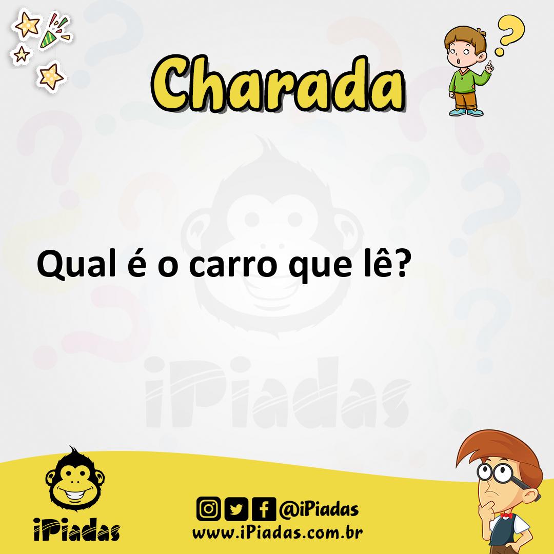 Qual é o carro que lê? - Charada e Resposta - Geniol