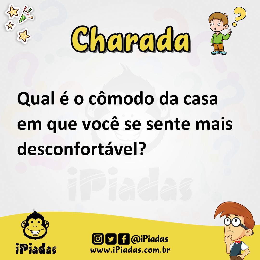 Ilustração de Qual é o cômodo da casa em que você se sente mais desconfortável? no iPiadas