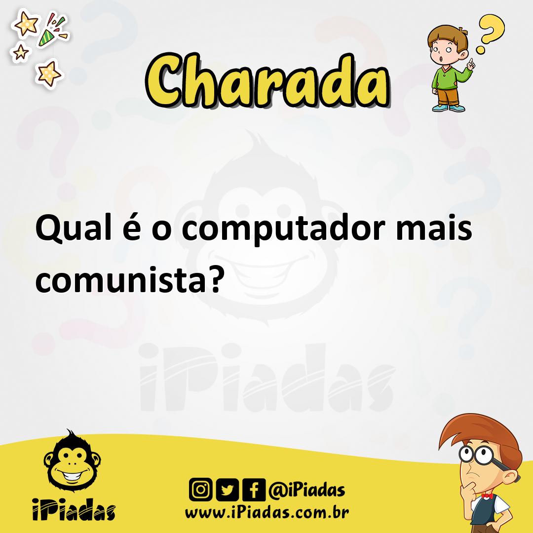 Ilustração de Qual é o computador mais comunista? no iPiadas
