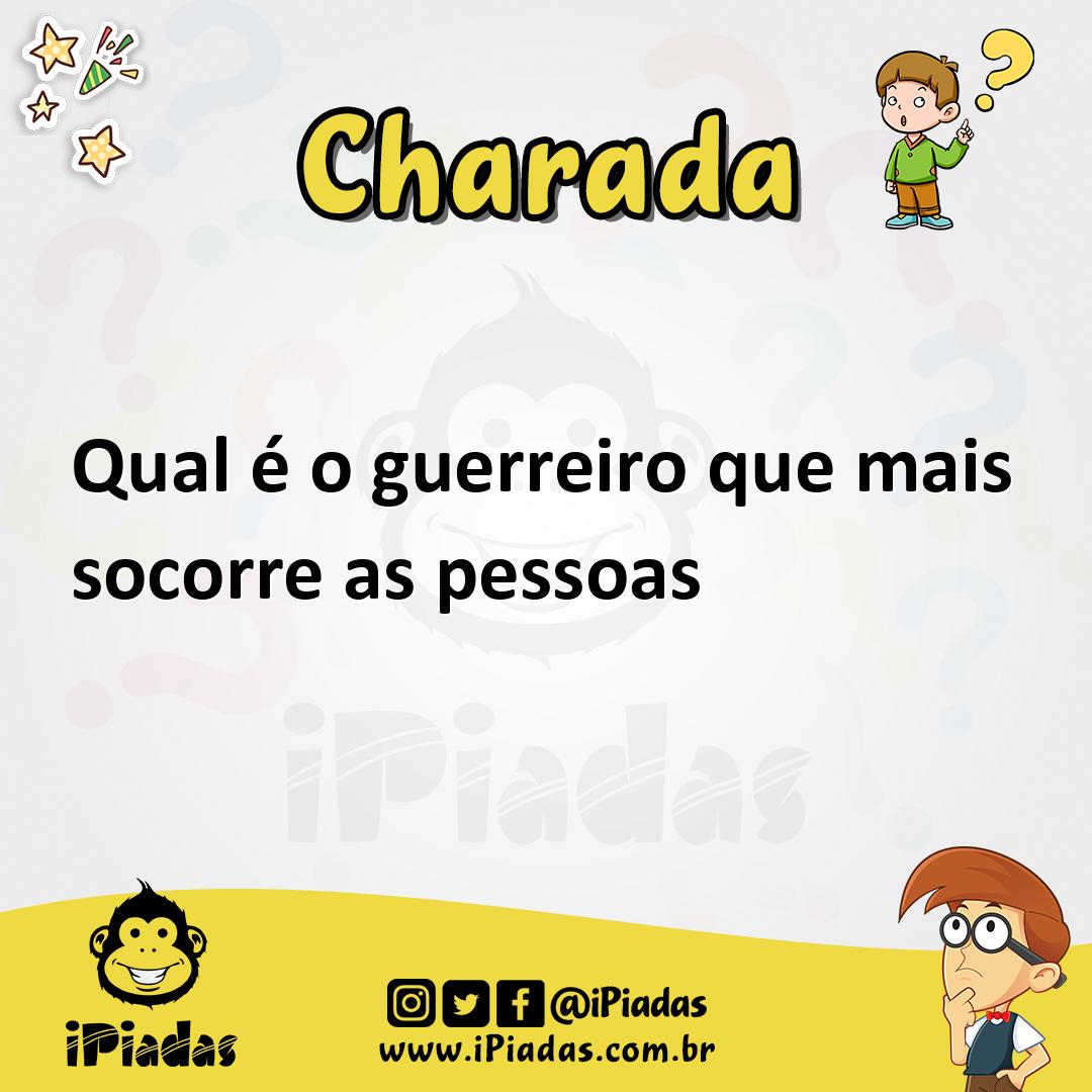 Ilustração de Qual é o guerreiro que mais socorre as pessoas no iPiadas