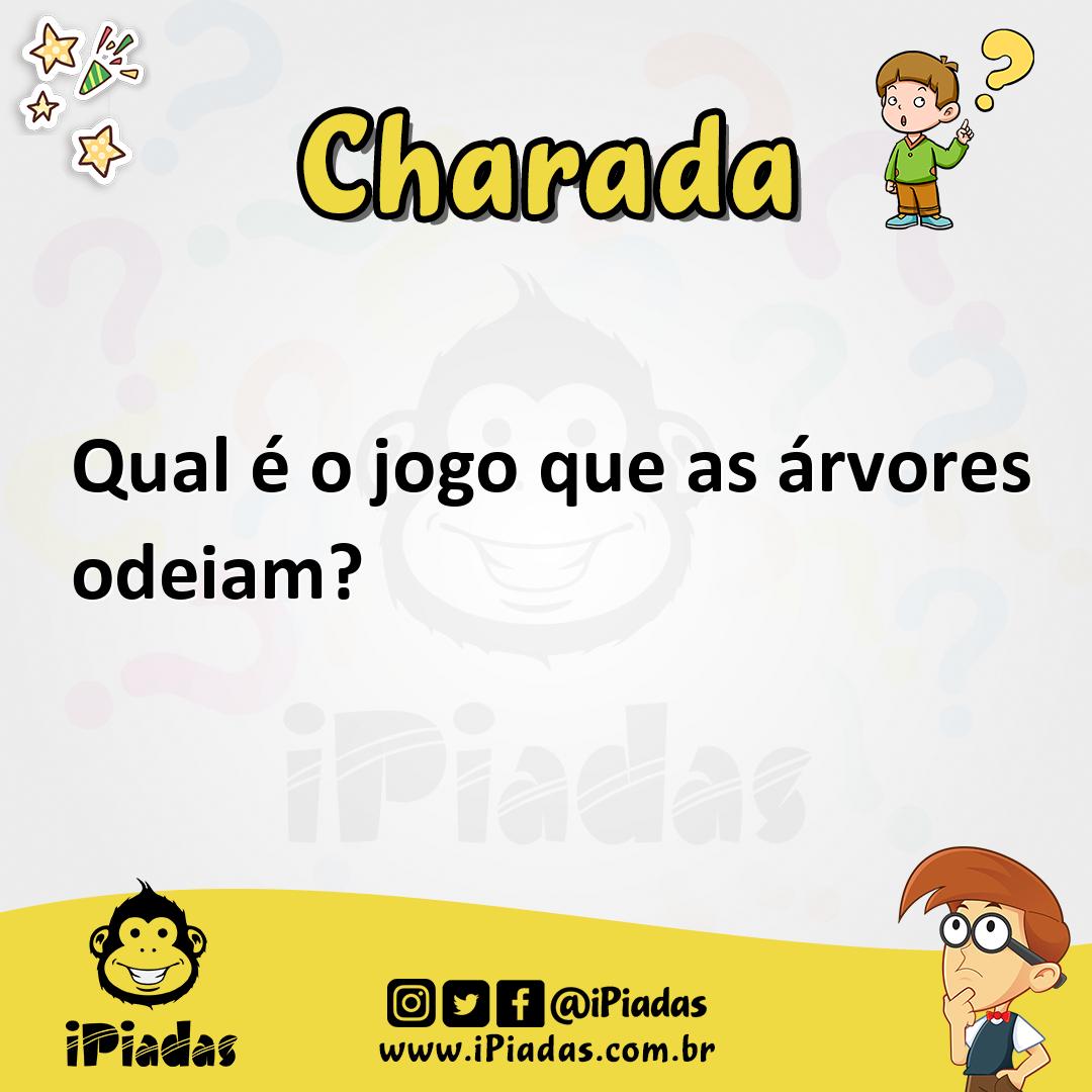 Ilustração de Qual é o jogo que as árvores odeiam? no iPiadas