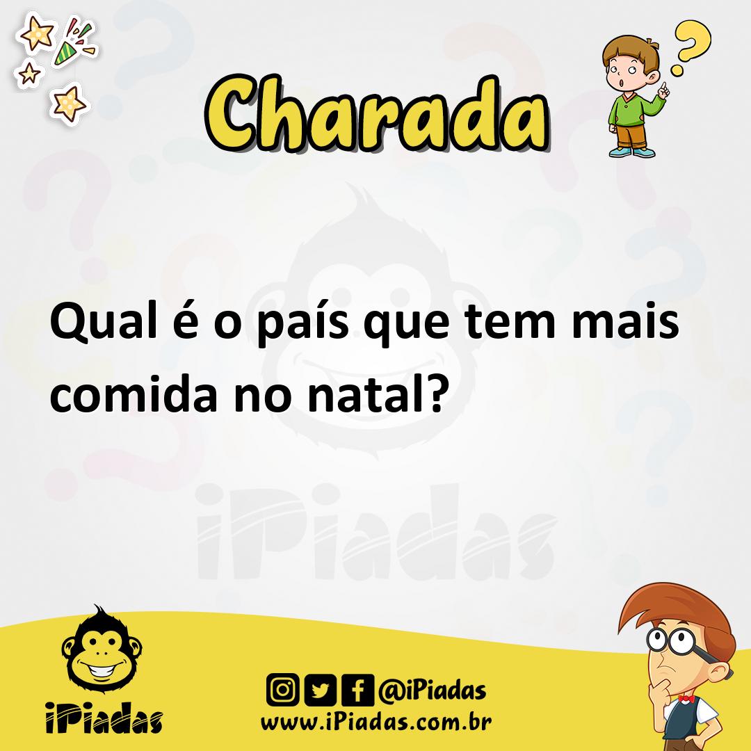 Ilustração de Qual é o país que tem mais comida no natal? no iPiadas