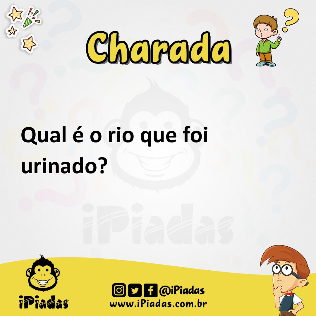 Ilustração de Qual é o rio que foi urinado? no iPiadas