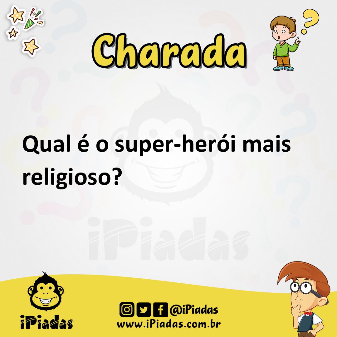 Ilustração de Qual é o super-herói mais religioso? no iPiadas