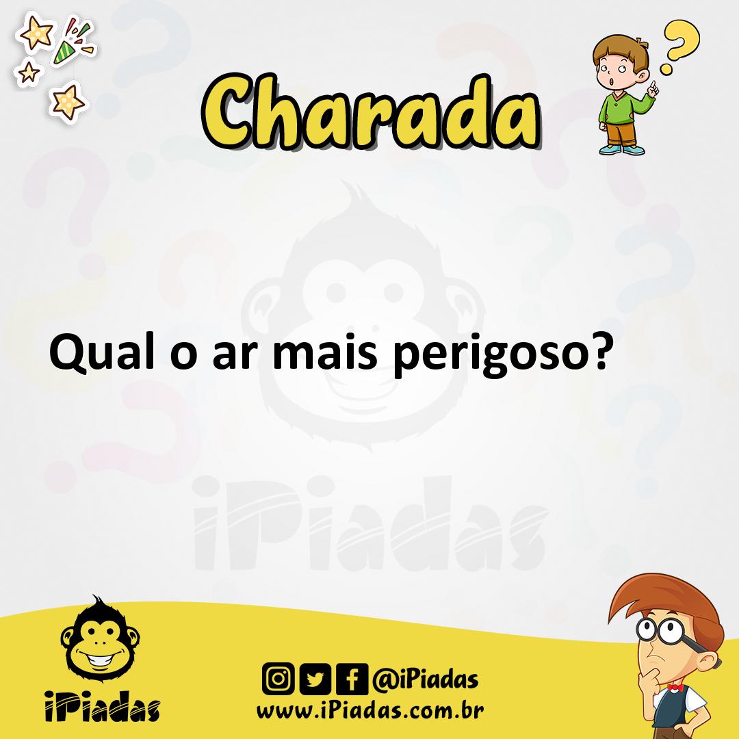 Ilustração de Qual o ar mais perigoso? no iPiadas