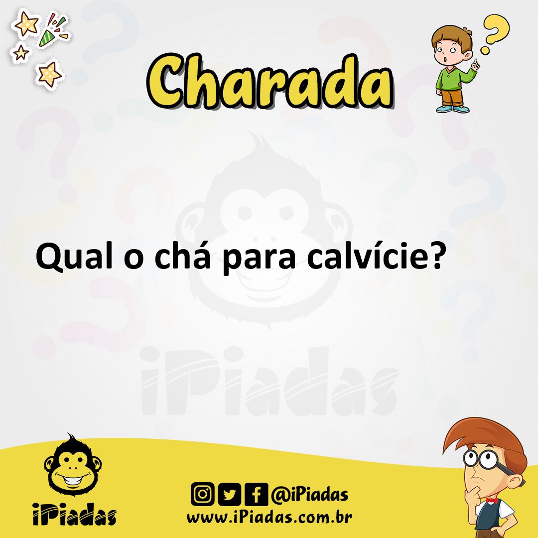 Ilustração de Qual o chá para calvície? no iPiadas