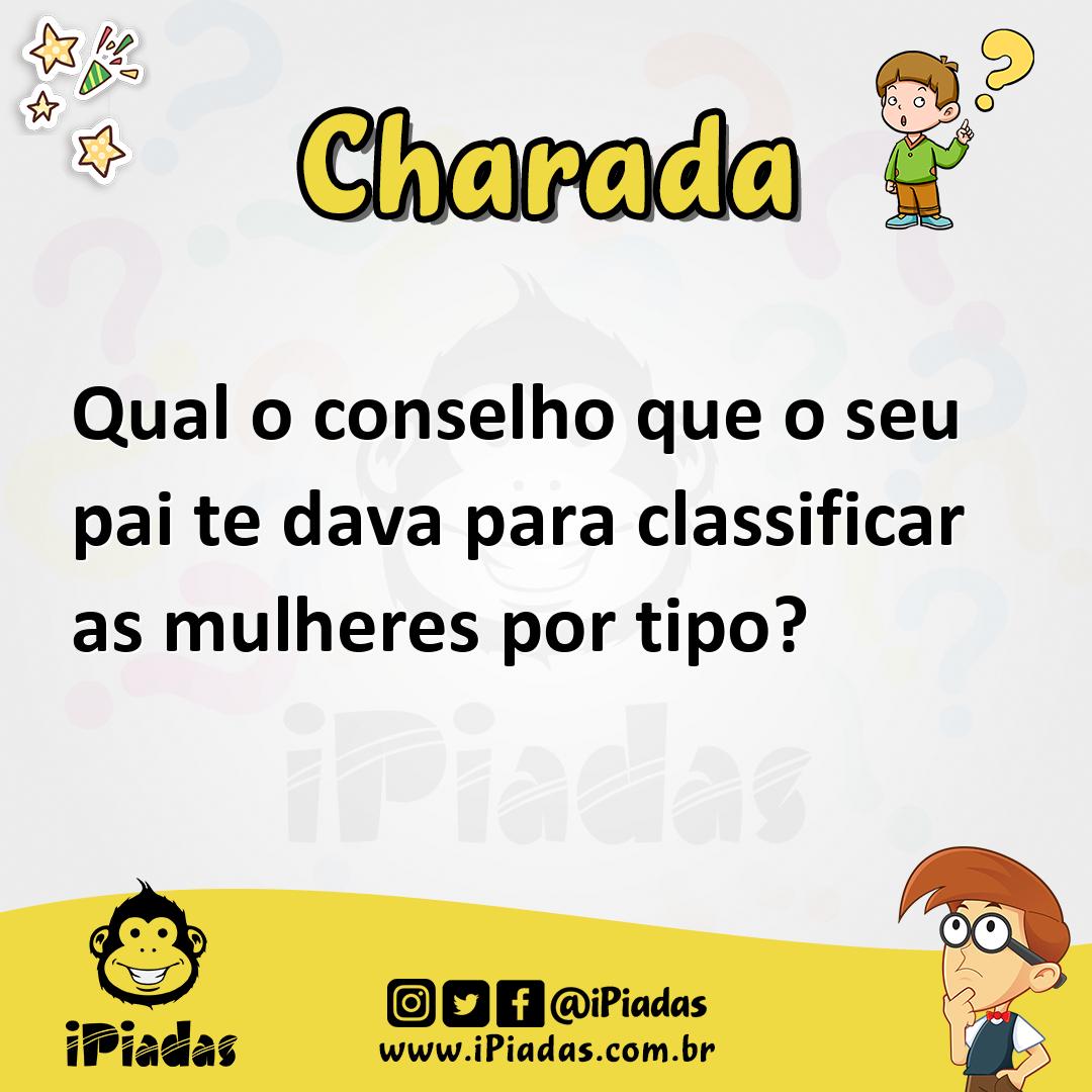 Ilustração de Qual o conselho que o seu pai te dava para classificar as mulheres por tipo? no iPiadas