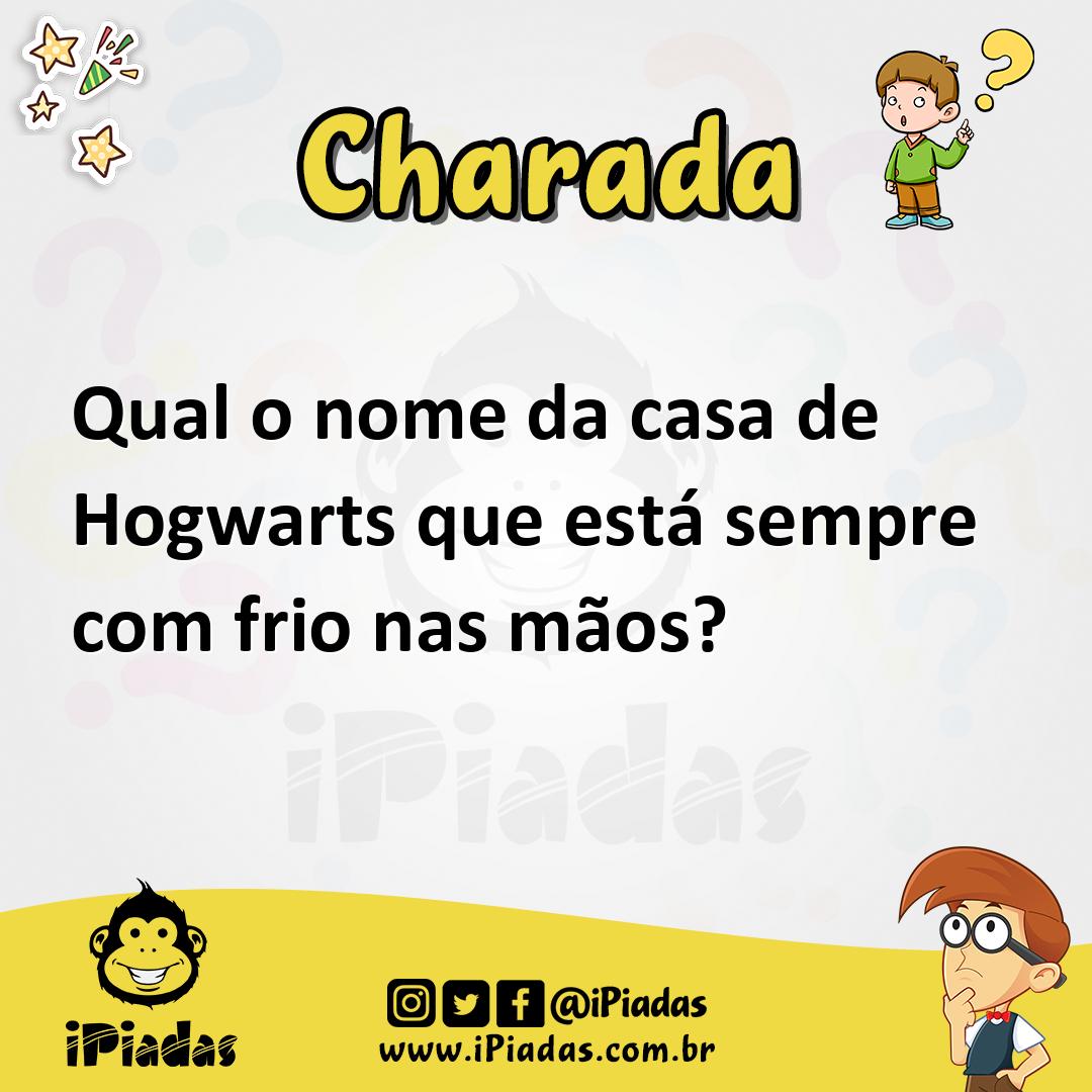 Ilustração de Qual o nome da casa de Hogwarts que está sempre com frio nas mãos? no iPiadas