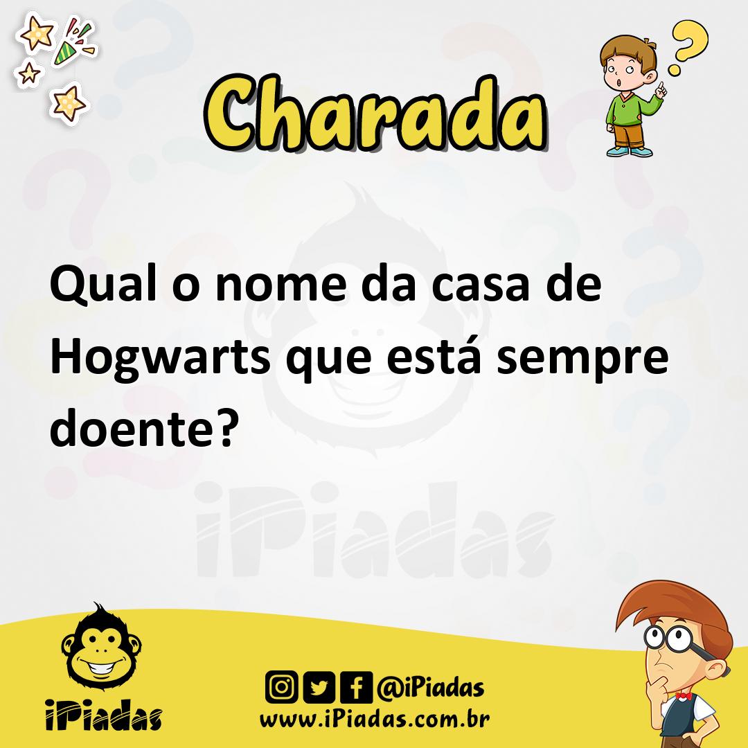 Ilustração de Qual o nome da casa de Hogwarts que está sempre doente? no iPiadas
