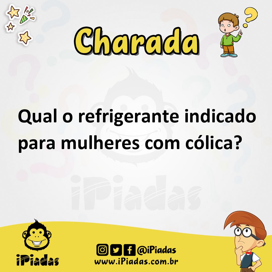 Ilustração de Qual o refrigerante indicado para mulheres com cólica? no iPiadas
