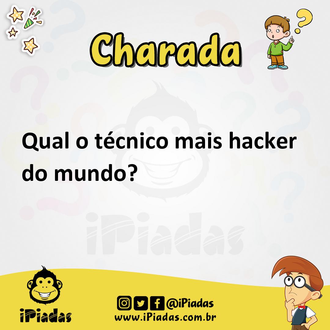 Ilustração de Qual o técnico mais hacker do mundo? no iPiadas