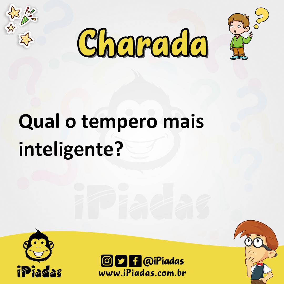Ilustração de Qual o tempero mais inteligente? no iPiadas