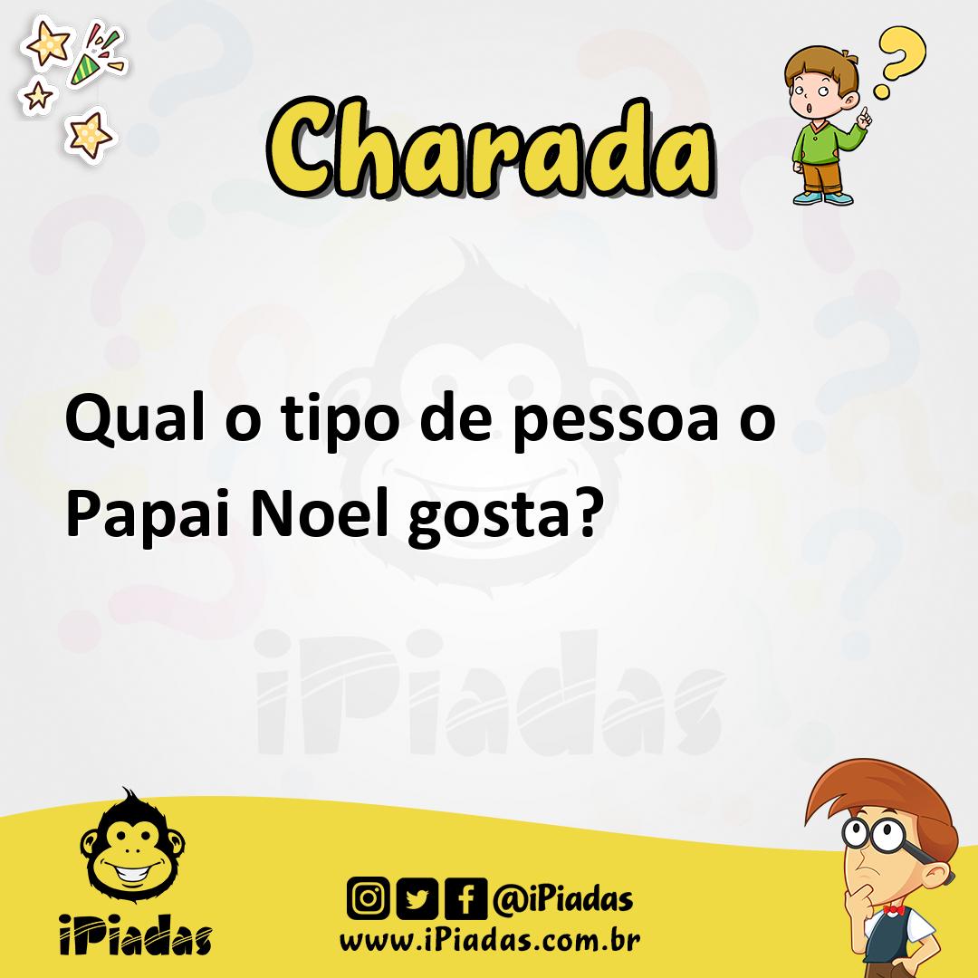 Ilustração de Qual o tipo de pessoa o Papai Noel gosta? no iPiadas