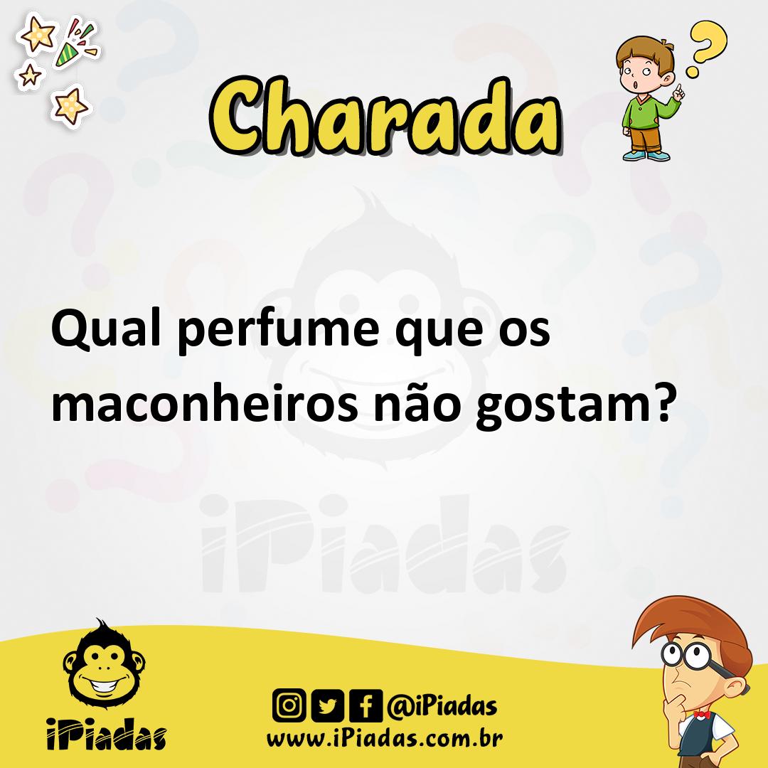 Ilustração de Qual perfume que os maconheiros não gostam? no iPiadas