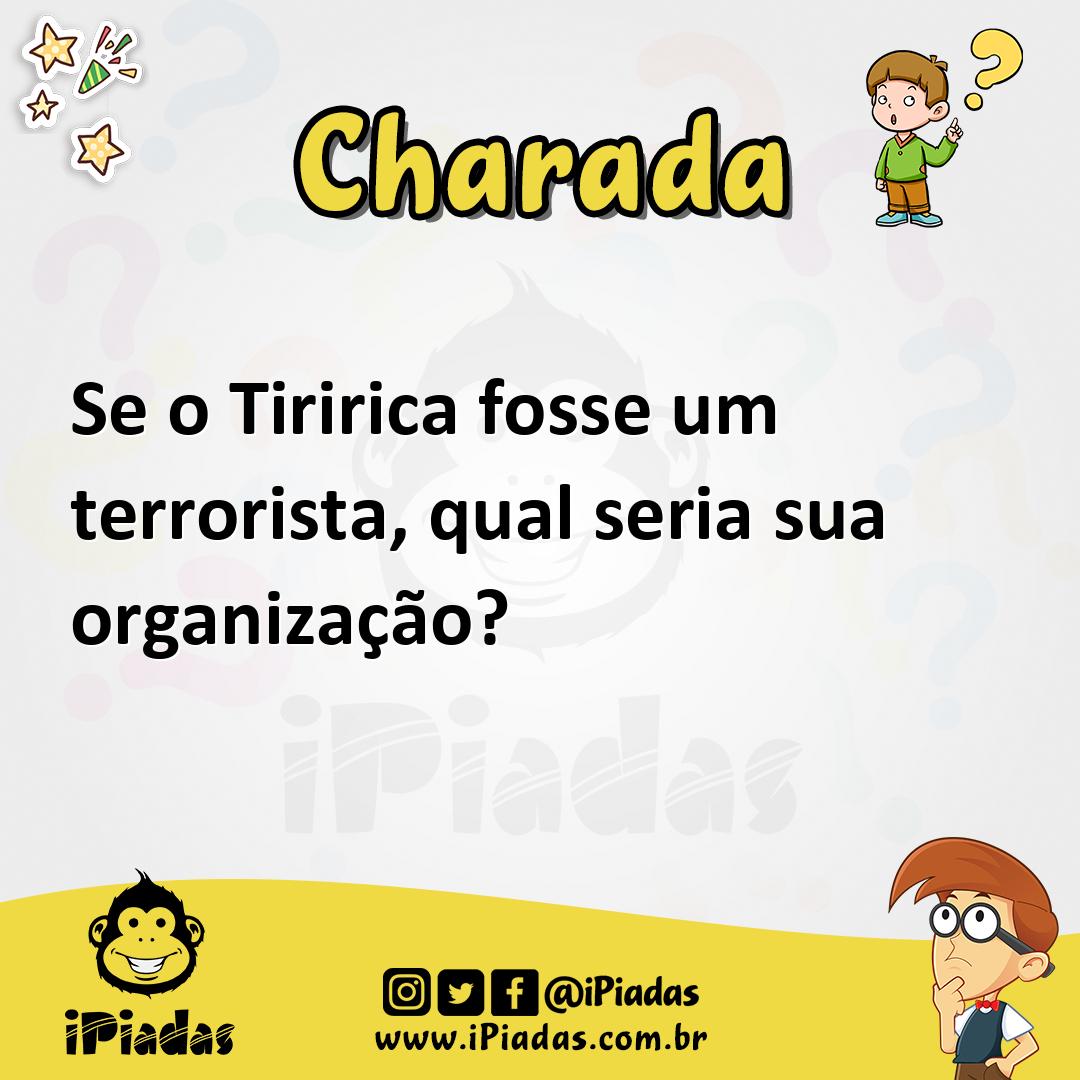 Ilustração de Se o Tiririca fosse um terrorista, qual seria sua organização? no iPiadas