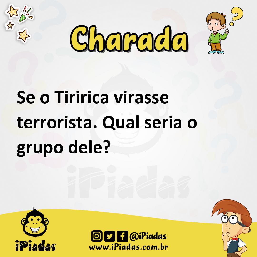 Ilustração de Se o Tiririca virasse terrorista. Qual seria o grupo dele? no iPiadas