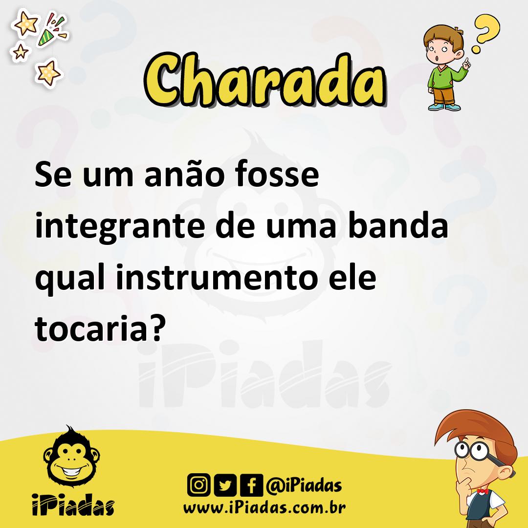 Ilustração de Se um anão fosse integrante de uma banda qual instrumento ele tocaria? no iPiadas