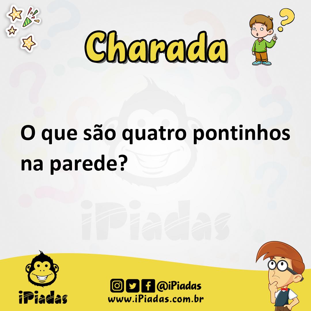 Ilustração de O que são quatro pontinhos na parede? no iPiadas