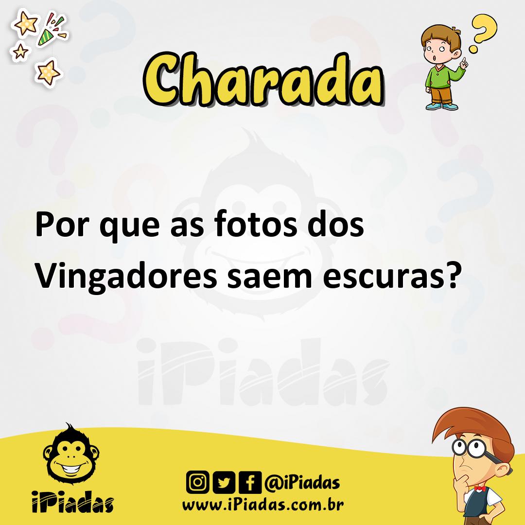 Ilustração de Por que as fotos dos Vingadores saem escuras? no iPiadas