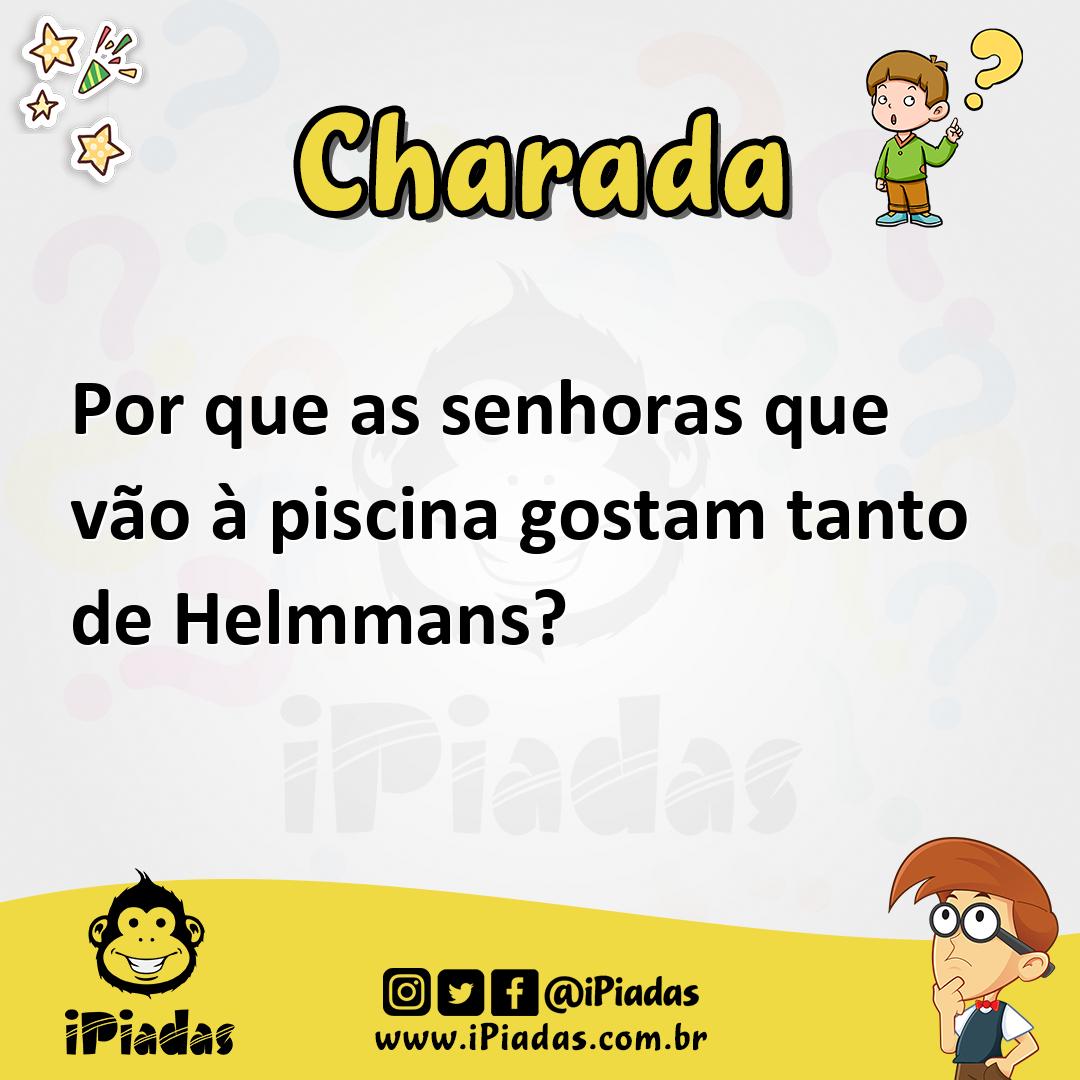 Ilustração de Por que as senhoras que vão à piscina gostam tanto de Helmmans? no iPiadas