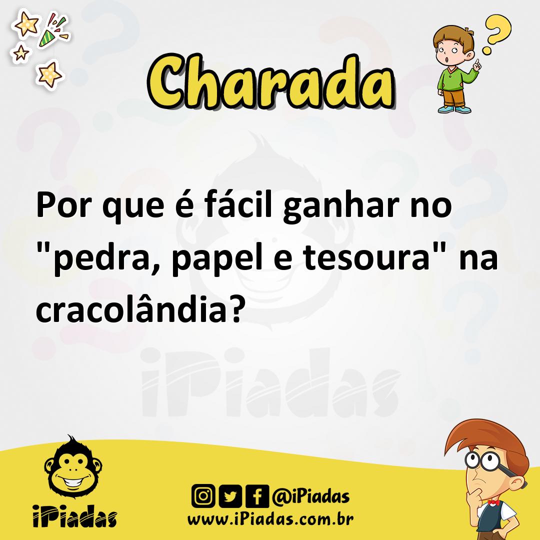 Ilustração de Por que é fácil ganhar no "pedra, papel e tesoura" na cracolândia? no iPiadas