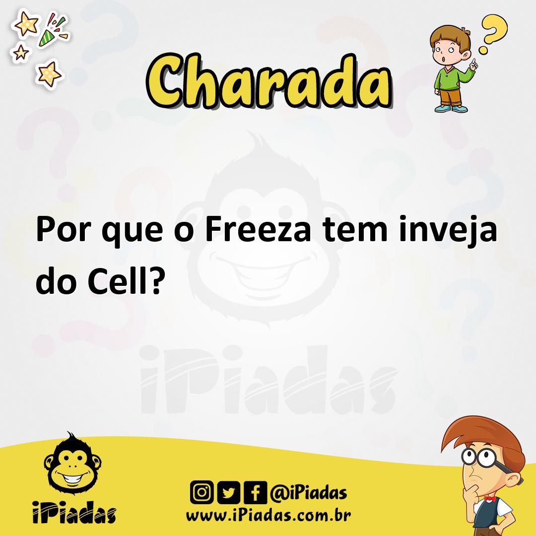 Ilustração de Por que o Freeza tem inveja do Cell? no iPiadas