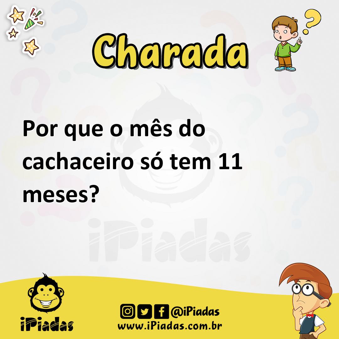 Ilustração de Por que o mês do cachaceiro só tem 11 meses? no iPiadas