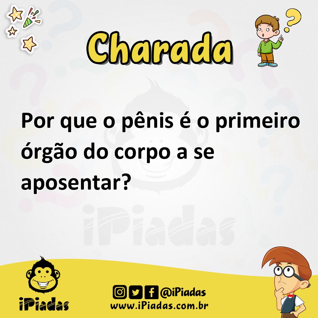 Ilustração de Por que o pênis é o primeiro órgão do corpo a se aposentar? no iPiadas