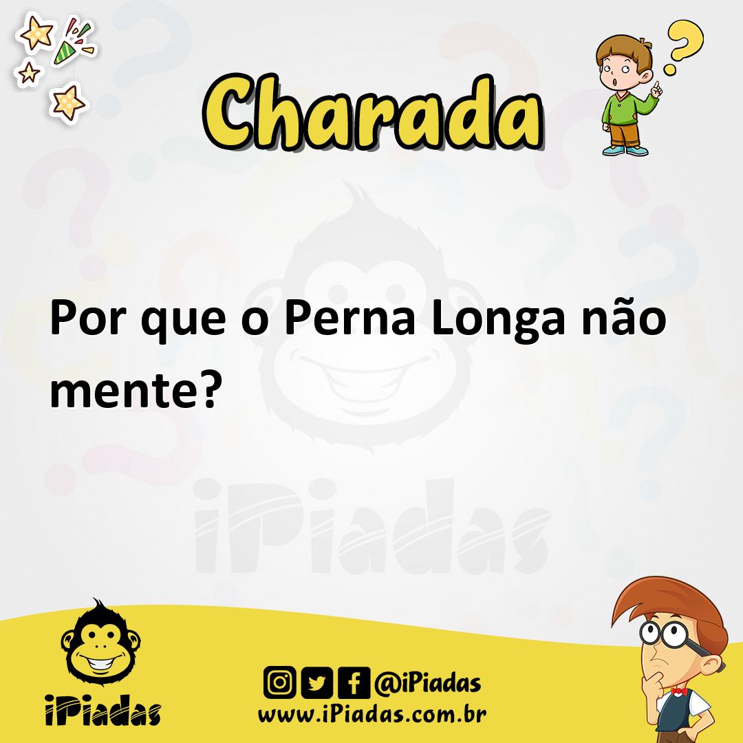 Ilustração de Por que o Perna Longa não mente? no iPiadas
