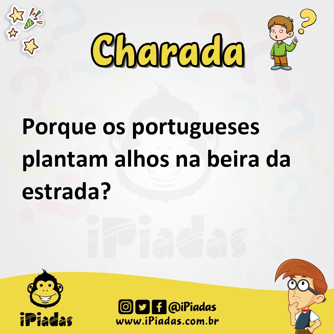 Ilustração de Porque os portugueses plantam alhos na beira da estrada? no iPiadas