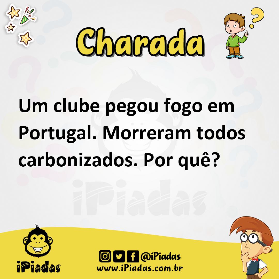 Ilustração de Um clube pegou fogo em Portugal. Morreram todos carbonizados. Por quê? no iPiadas