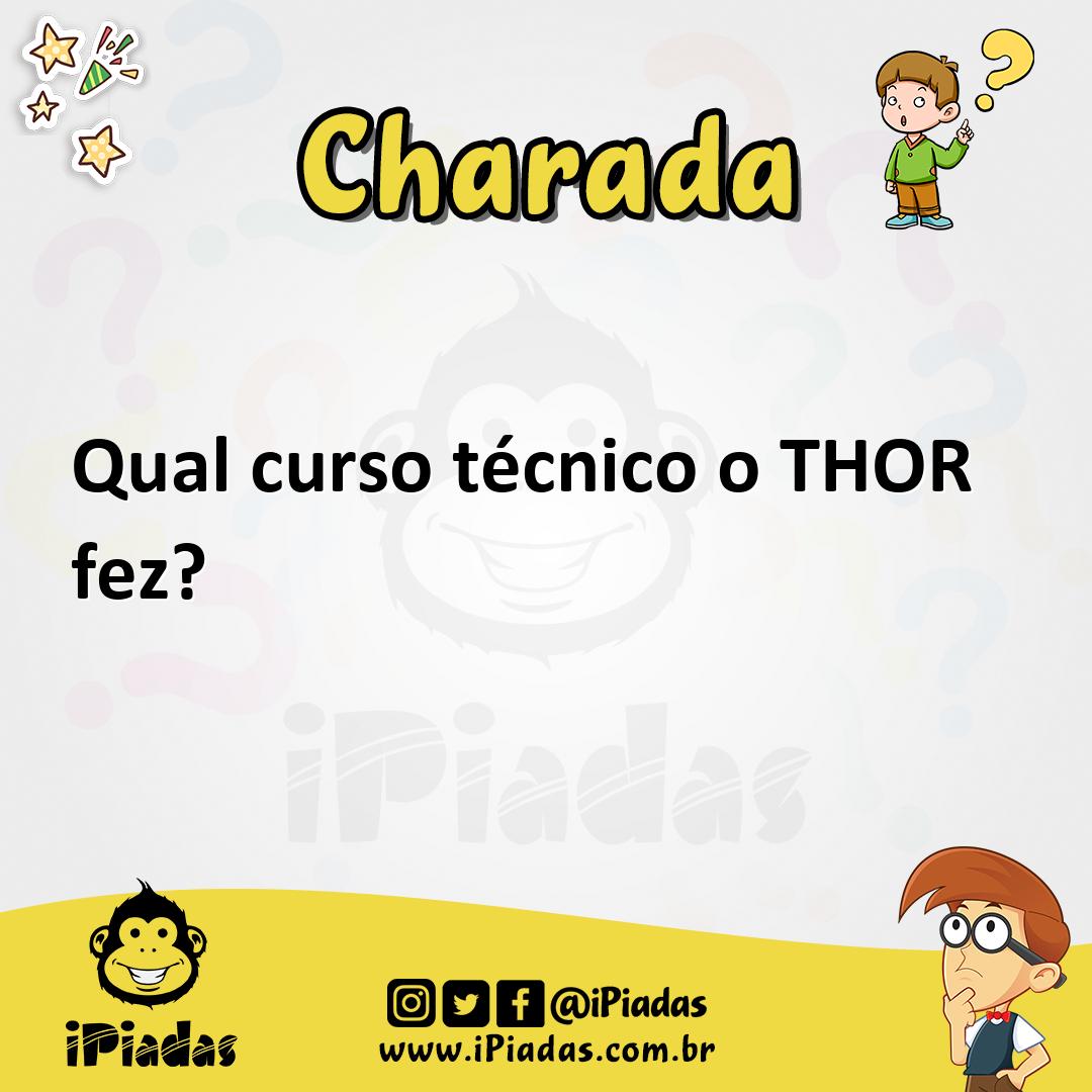 Ilustração de Qual curso técnico o THOR fez? no iPiadas