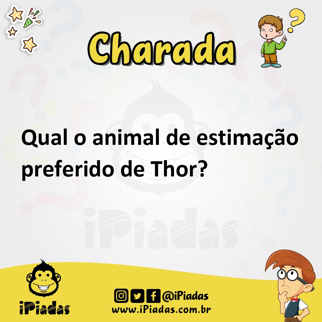 Ilustração de Qual o animal de estimação preferido de Thor? no iPiadas