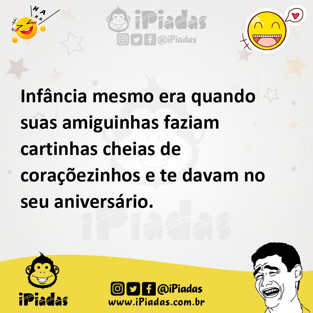 Ilustração de Infância mesmo era quando suas amiguinhas faziam cartinhas cheias de c... no iPiadas