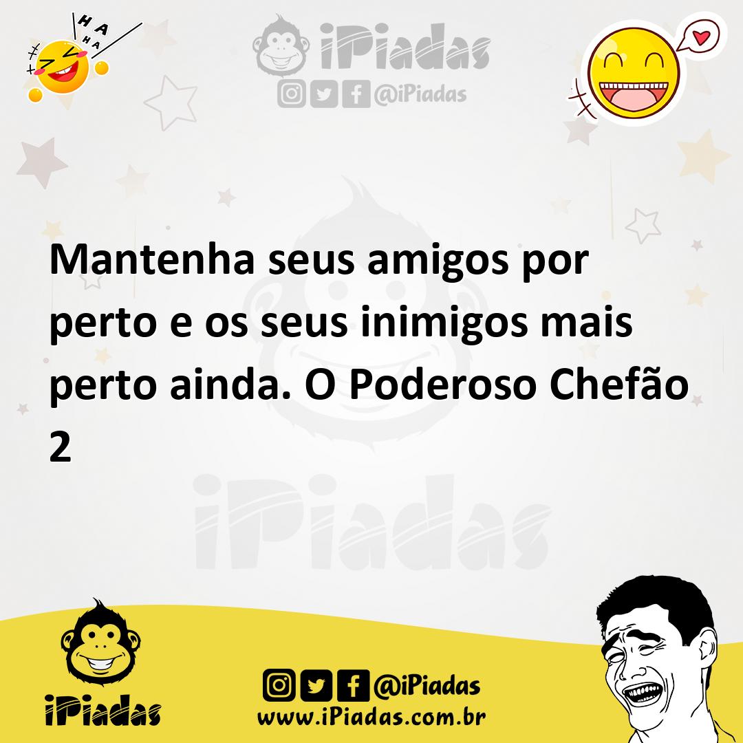 Ilustração de Mantenha seus amigos por perto e os seus inimigos mais perto ainda. O... no iPiadas