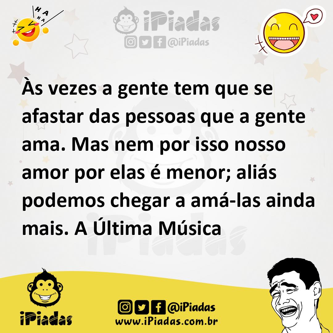 Ilustração de Às vezes a gente tem que se afastar das pessoas que a gente ama. Mas n... no iPiadas