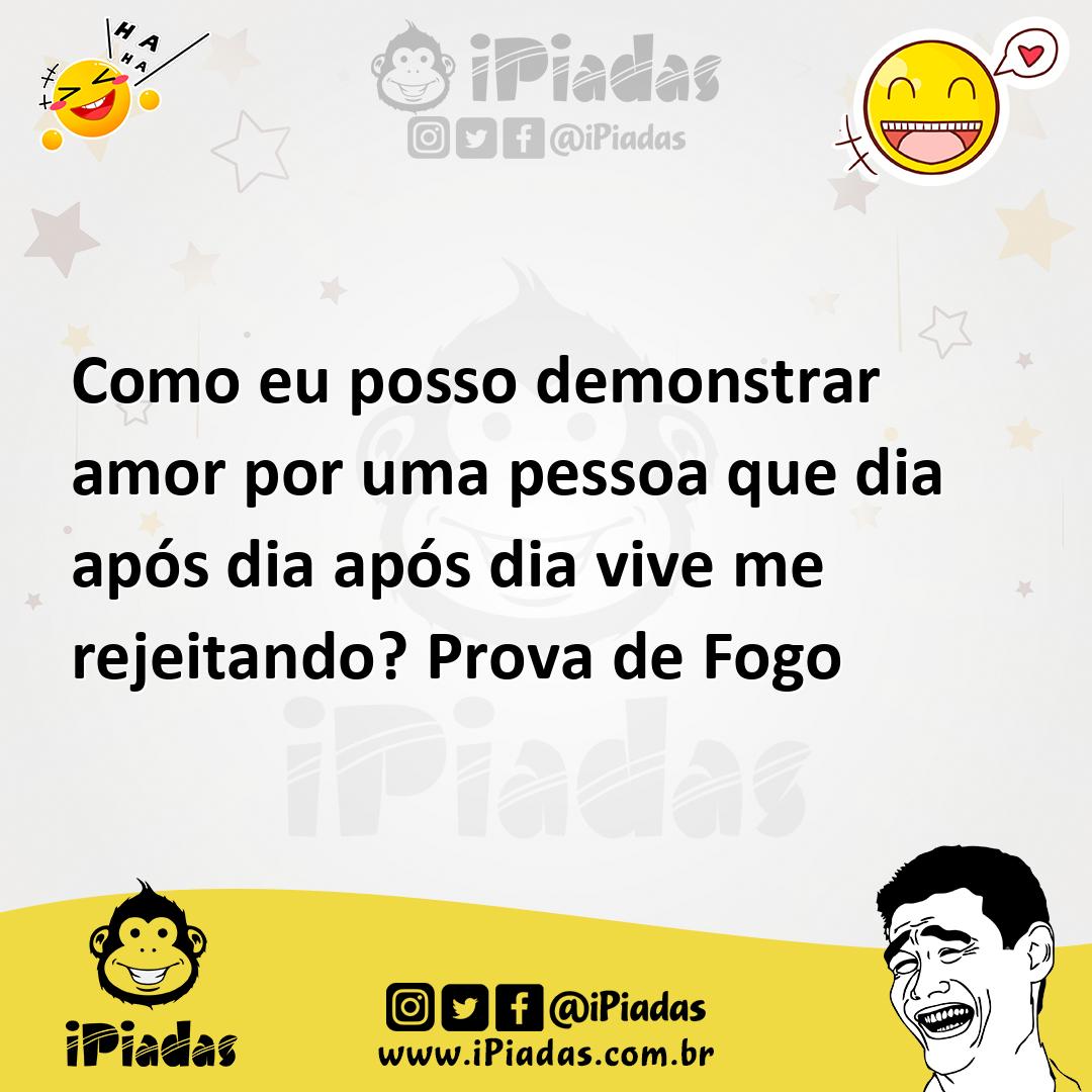 Ilustração de Como eu posso demonstrar amor por uma pessoa que dia após dia após dia... no iPiadas