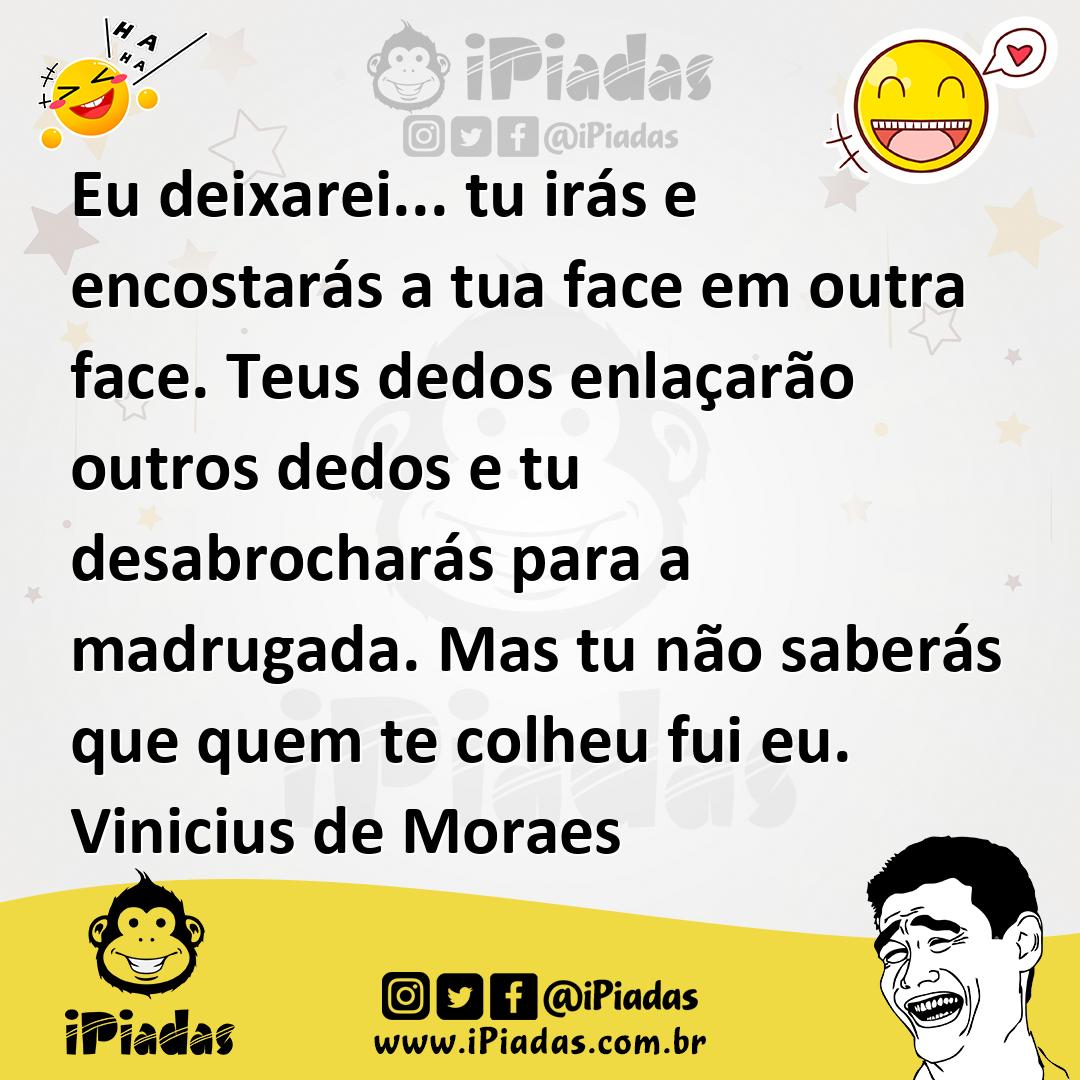 Ilustração de Eu deixarei... tu irás e encostarás a tua face em outra face. Teus ded... no iPiadas