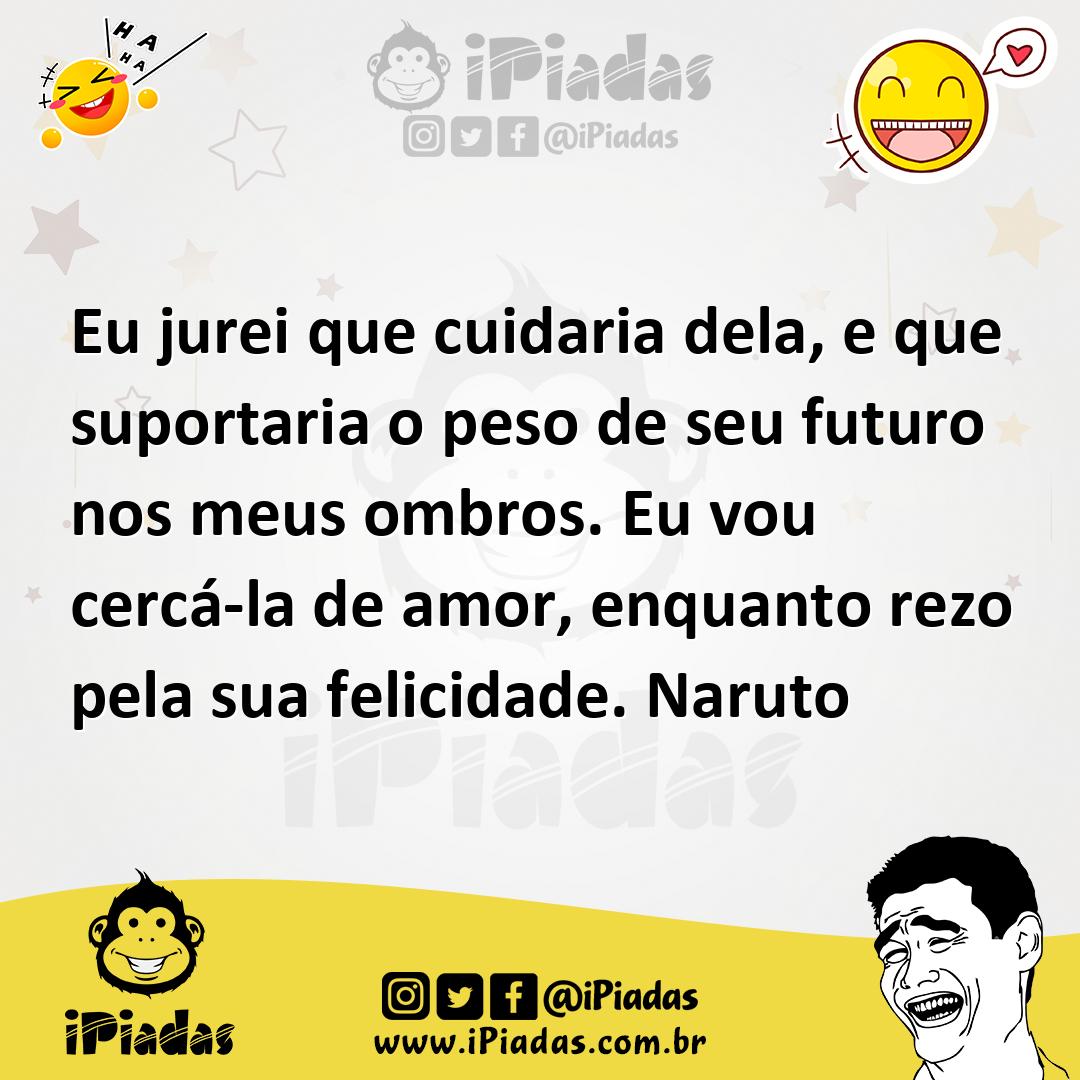 Ilustração de Eu jurei que cuidaria dela, e que suportaria o peso de seu futuro nos... no iPiadas