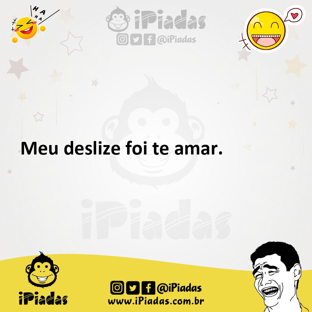 Ilustração de Meu deslize foi te amar. no iPiadas