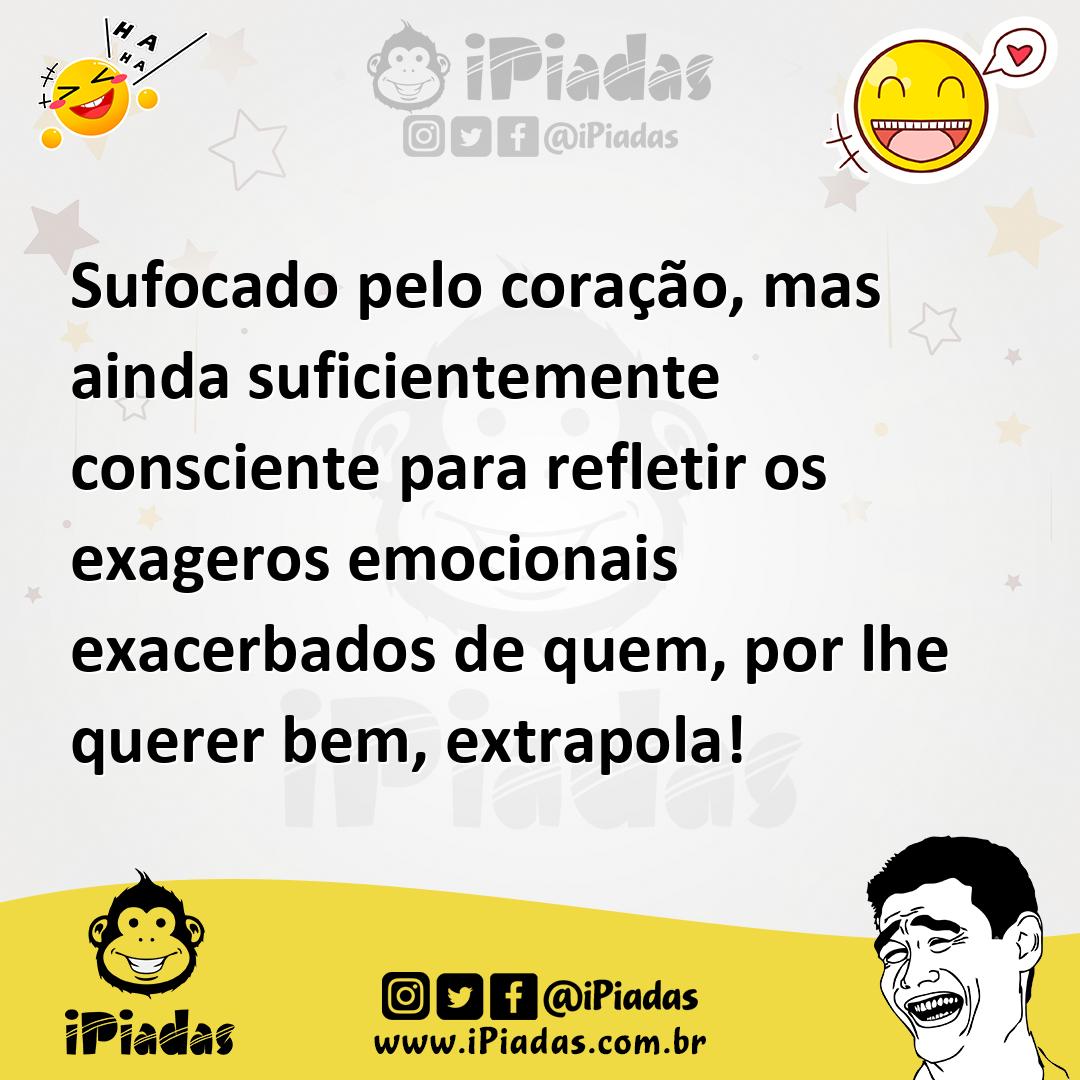 Ilustração de Sufocado pelo coração, mas ainda suficientemente consciente para refle... no iPiadas