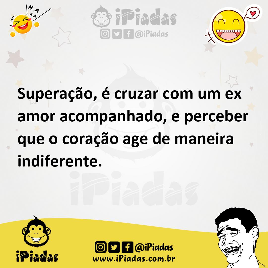 Ilustração de Superação, é cruzar com um ex amor acompanhado, e perceber que o coraç... no iPiadas