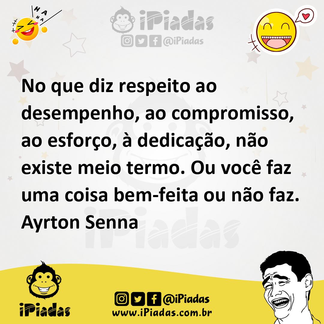 Ilustração de No que diz respeito ao desempenho, ao compromisso, ao esforço, à dedic... no iPiadas