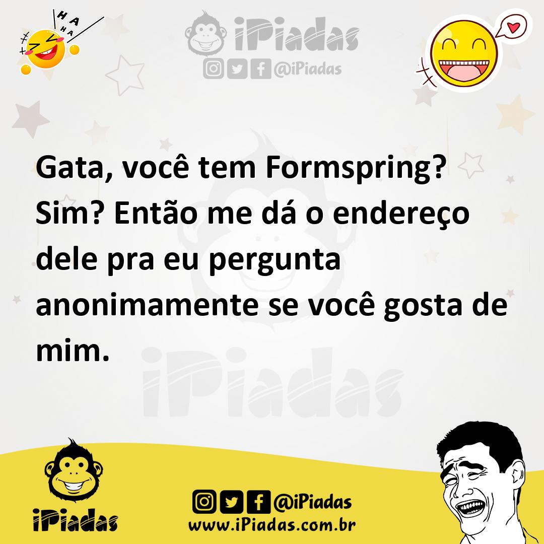 Ilustração de Gata, você tem Formspring? Sim? Então me dá o endereço dele pra eu per... no iPiadas