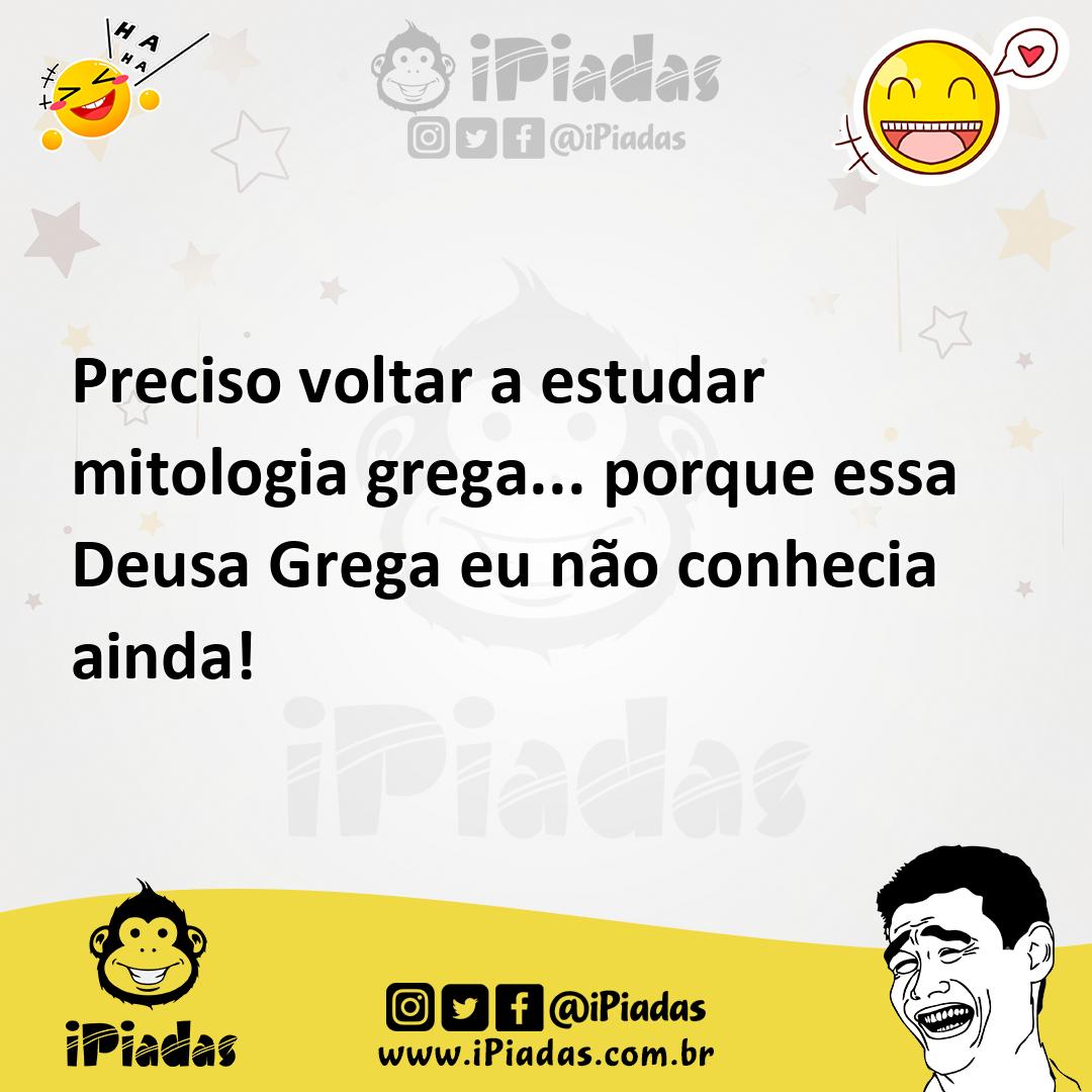 Ilustração de Preciso voltar a estudar mitologia grega... porque essa Deusa Grega eu... no iPiadas