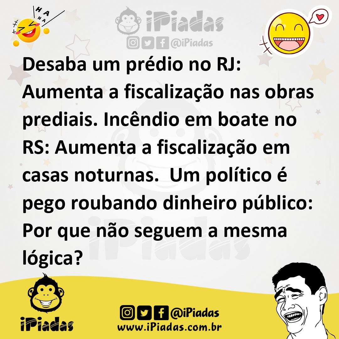 Ilustração de Desaba um prédio no RJ: Aumenta a fiscalização nas obras prediais. Inc... no iPiadas
